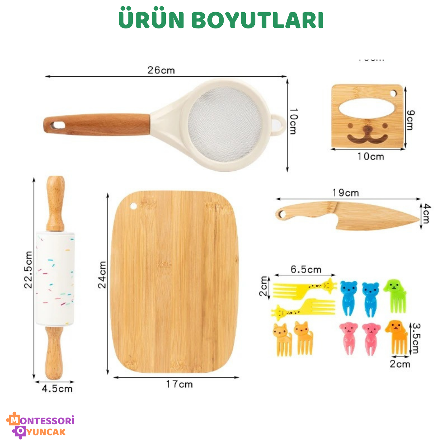 Montessori Ahşap Mutfak Seti - Montessori