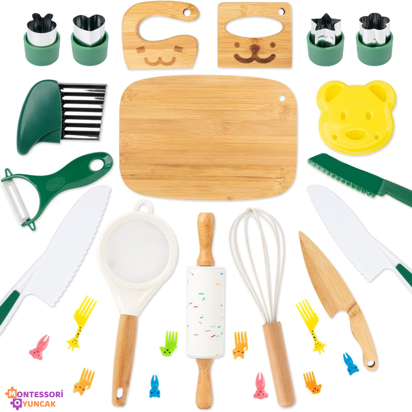 Montessori Ahşap Mutfak Seti - Montessori