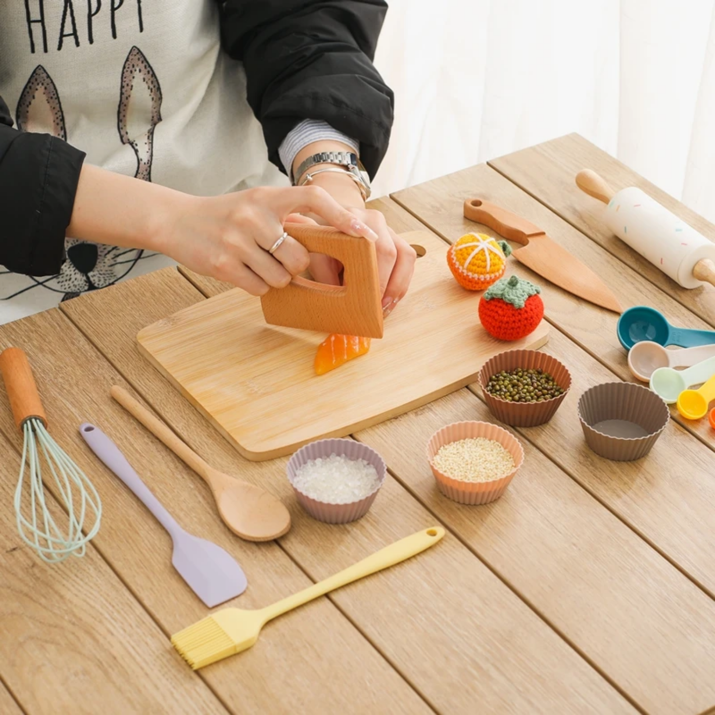Montessori Tavşan Temalı Mutfak Seti - Montessori