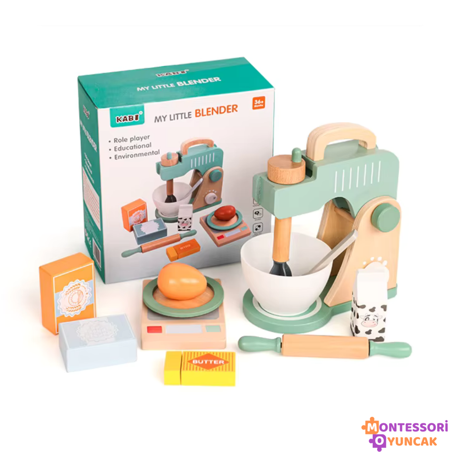 Ahşap Blender Seti