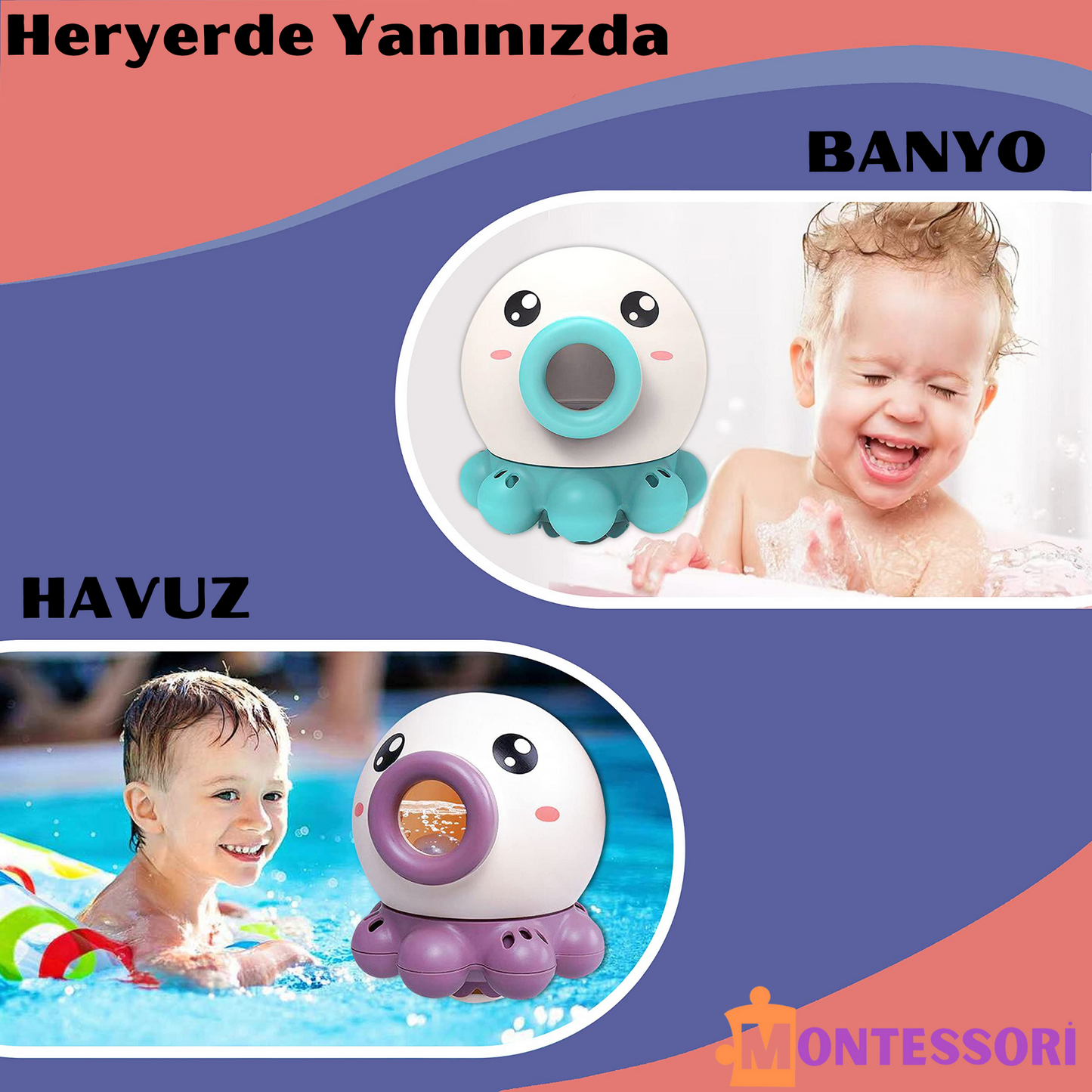 Ahtapot Banyo Çeşmesi