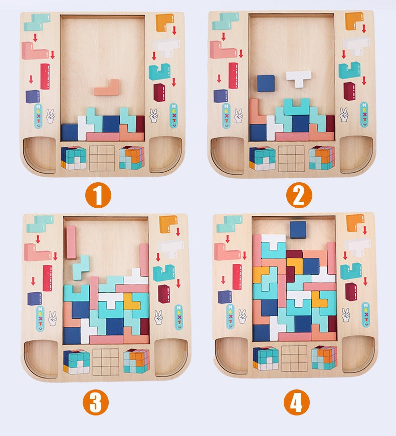 Montessori Ahşap Tetris Oyunu