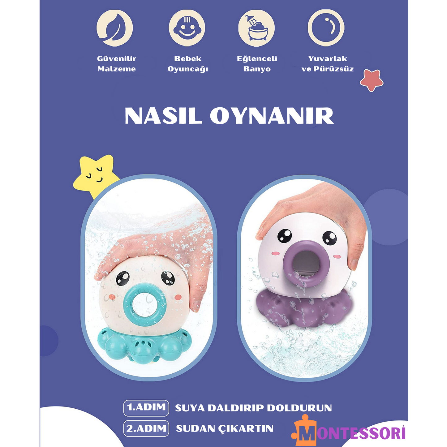Ahtapot Banyo Çeşmesi