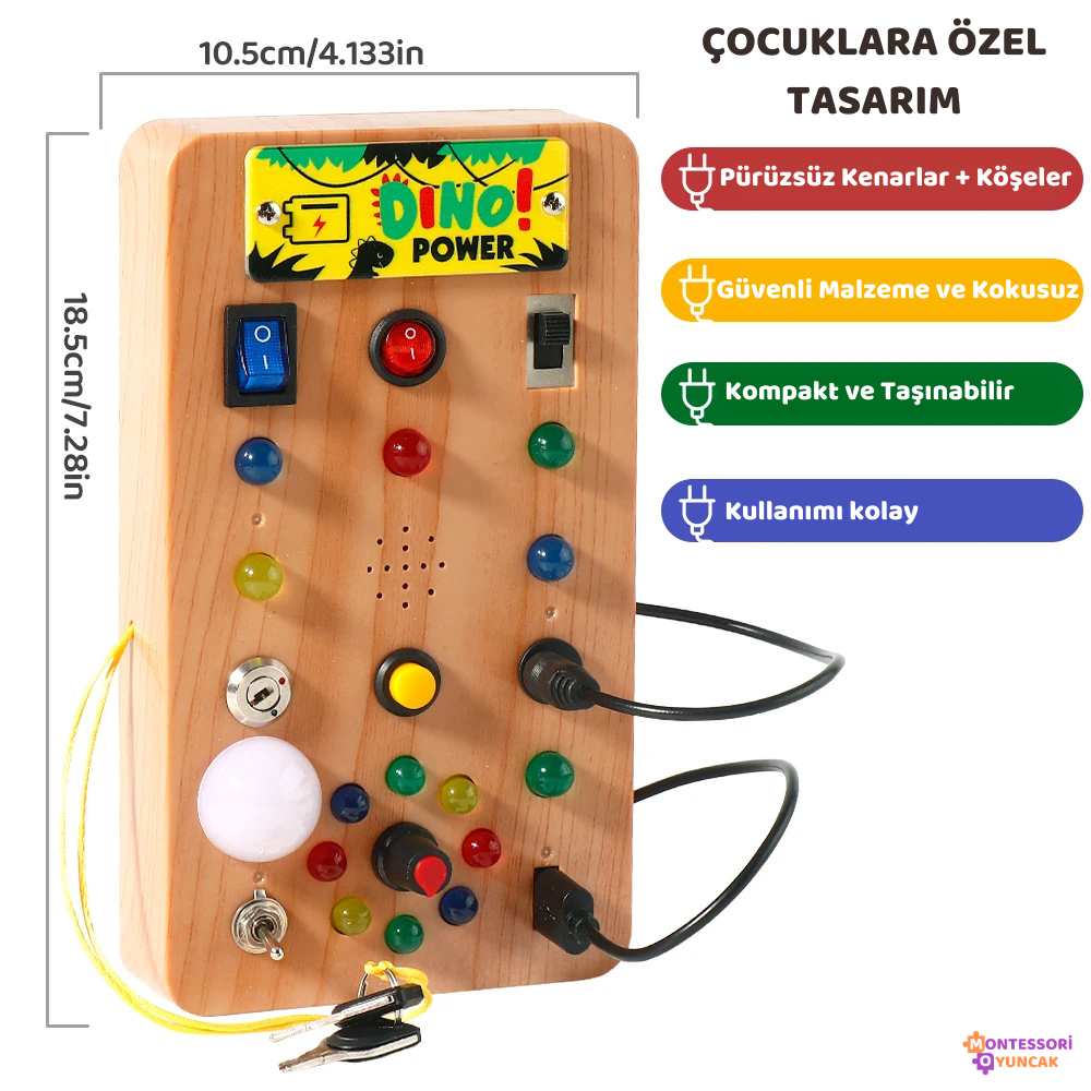 Dino Keşif Panosu Montessori
