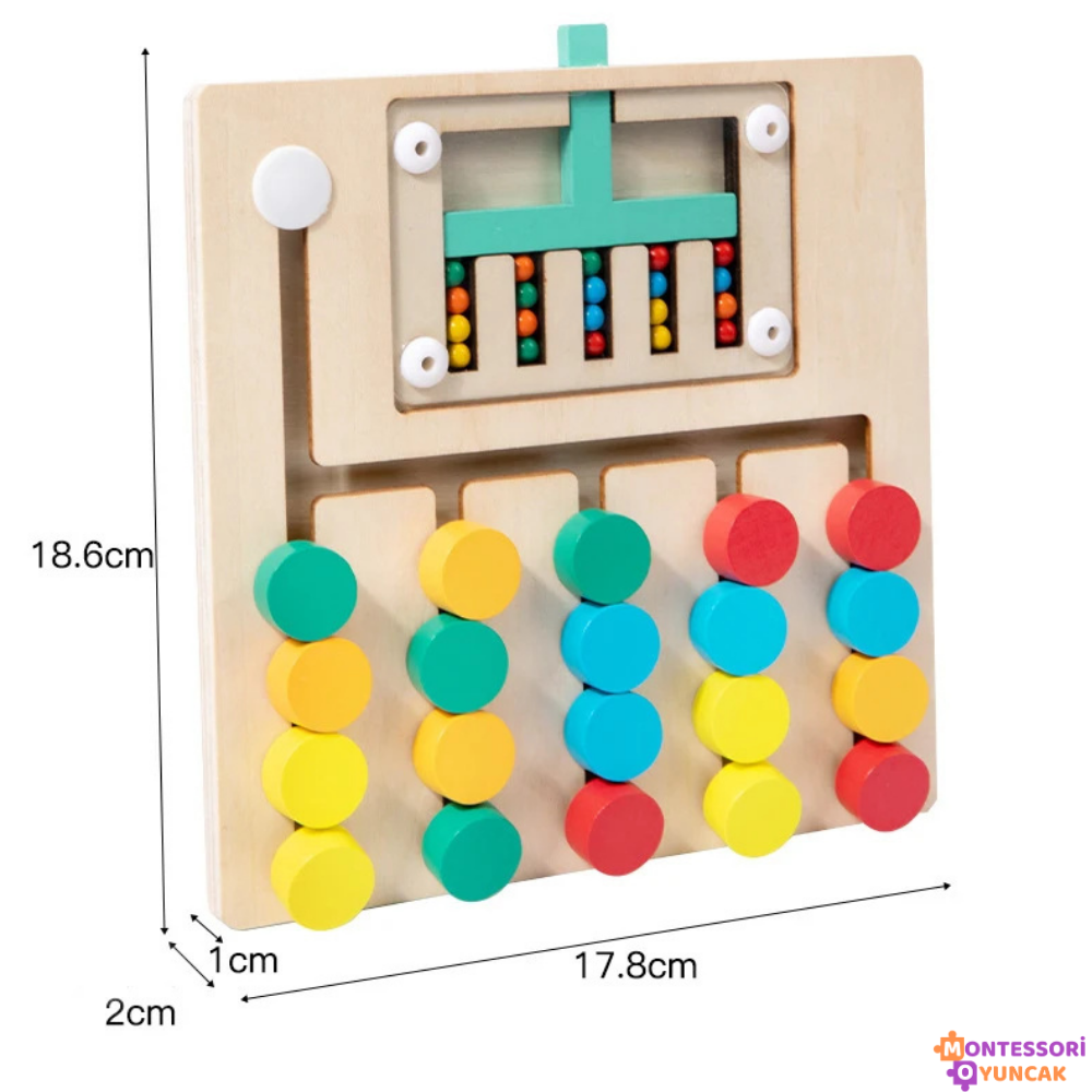 Montessori Top Eşleştirme Oyunu Montessori