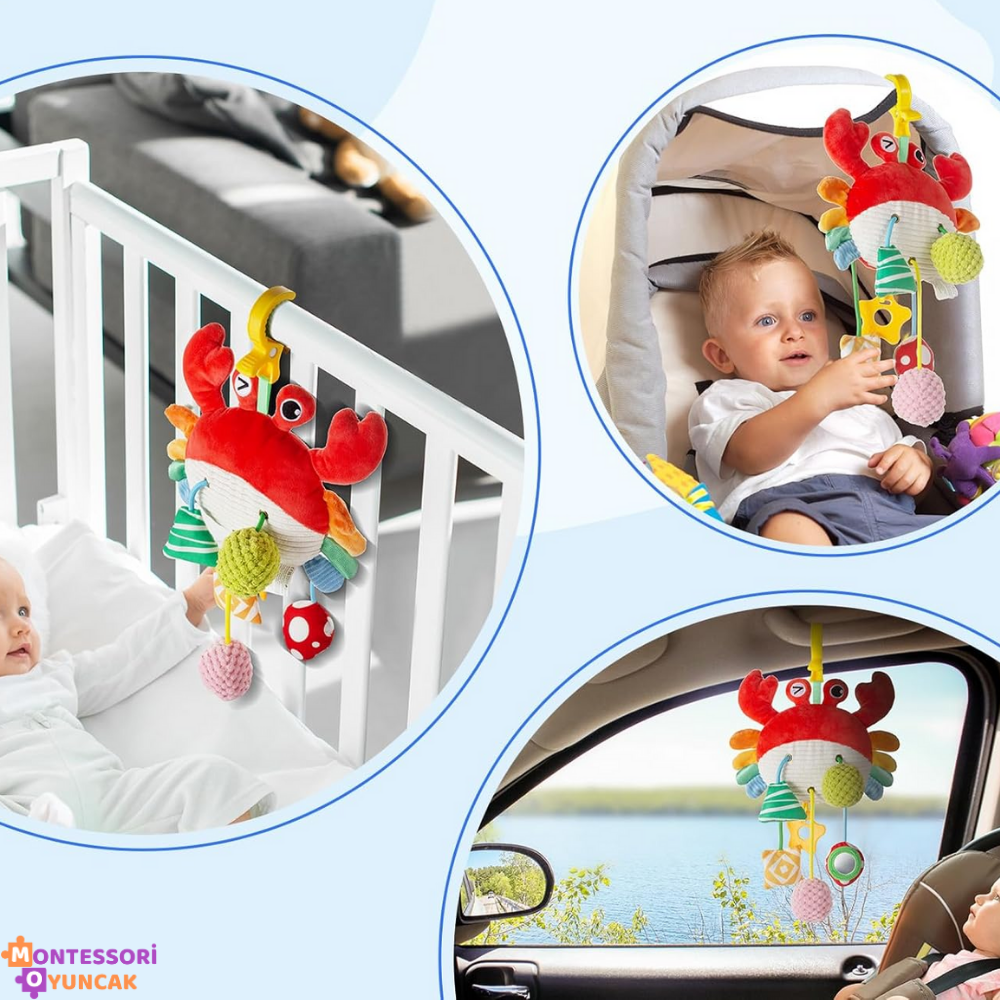 Sevimli Yengeç Seyehat Oyuncağı