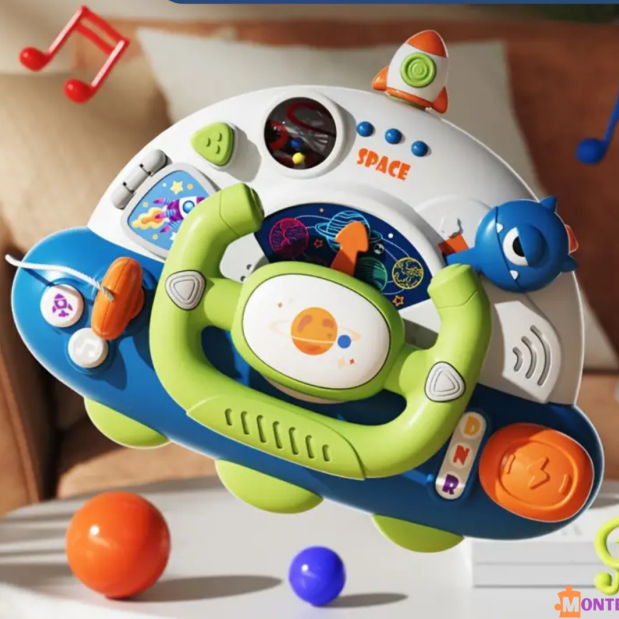 Uzay Yolu Eğitici Direksiyon Montessori