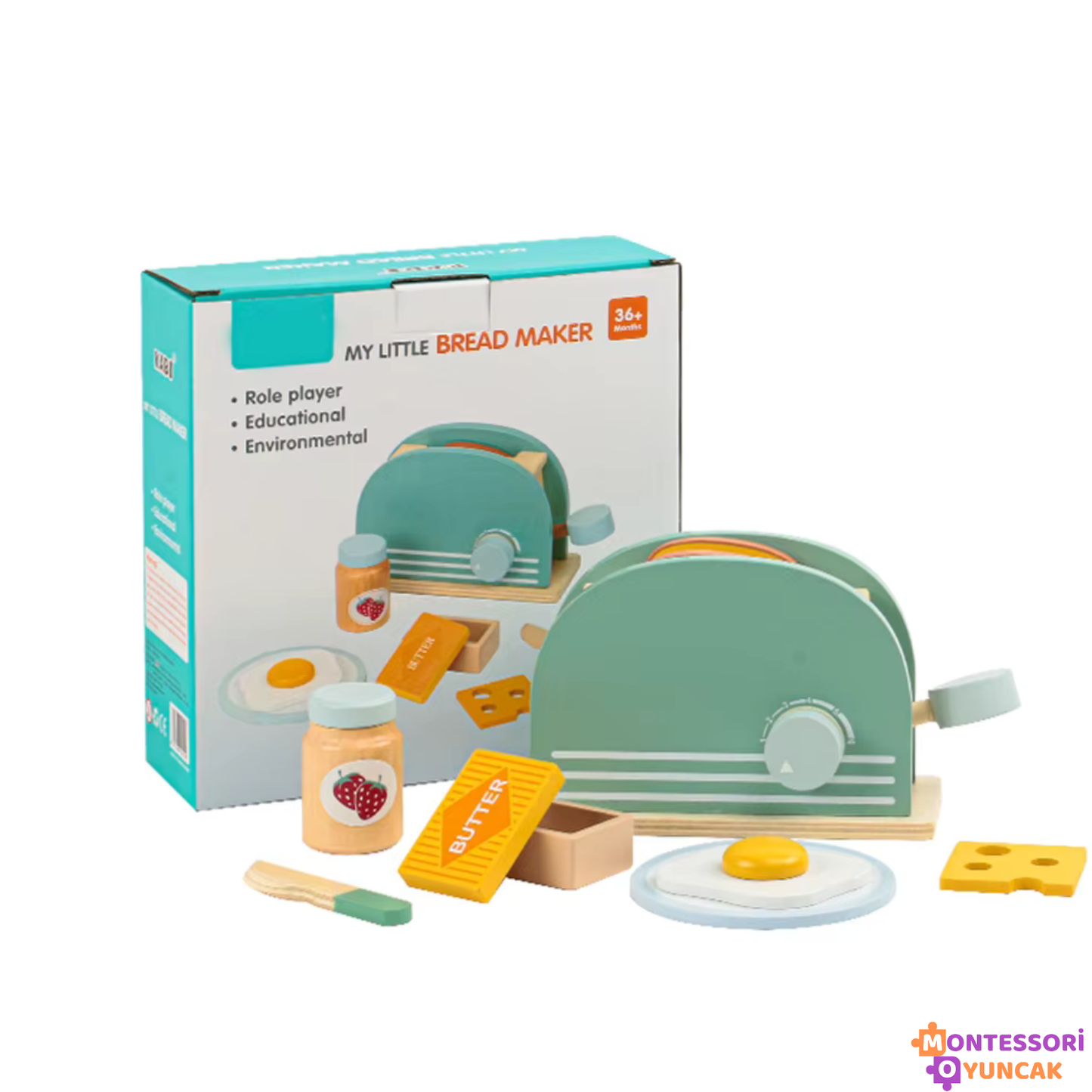 Montessori Ahşap Kahvaltı Seti Montessori