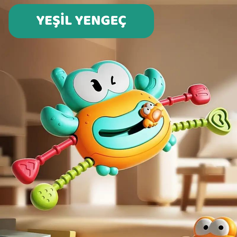 Montessori Silikon Yengeç Çekme