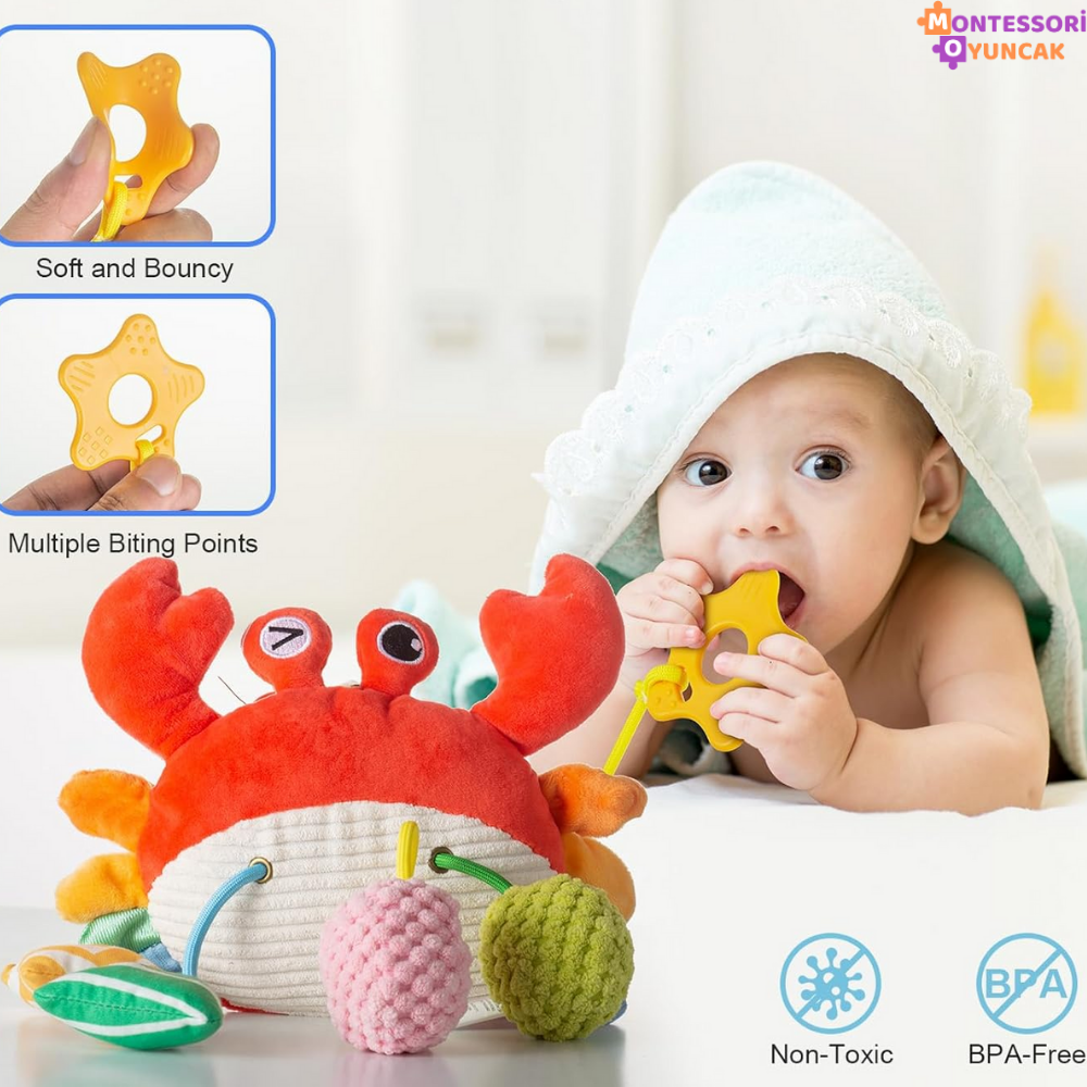 Sevimli Yengeç Seyehat Oyuncağı