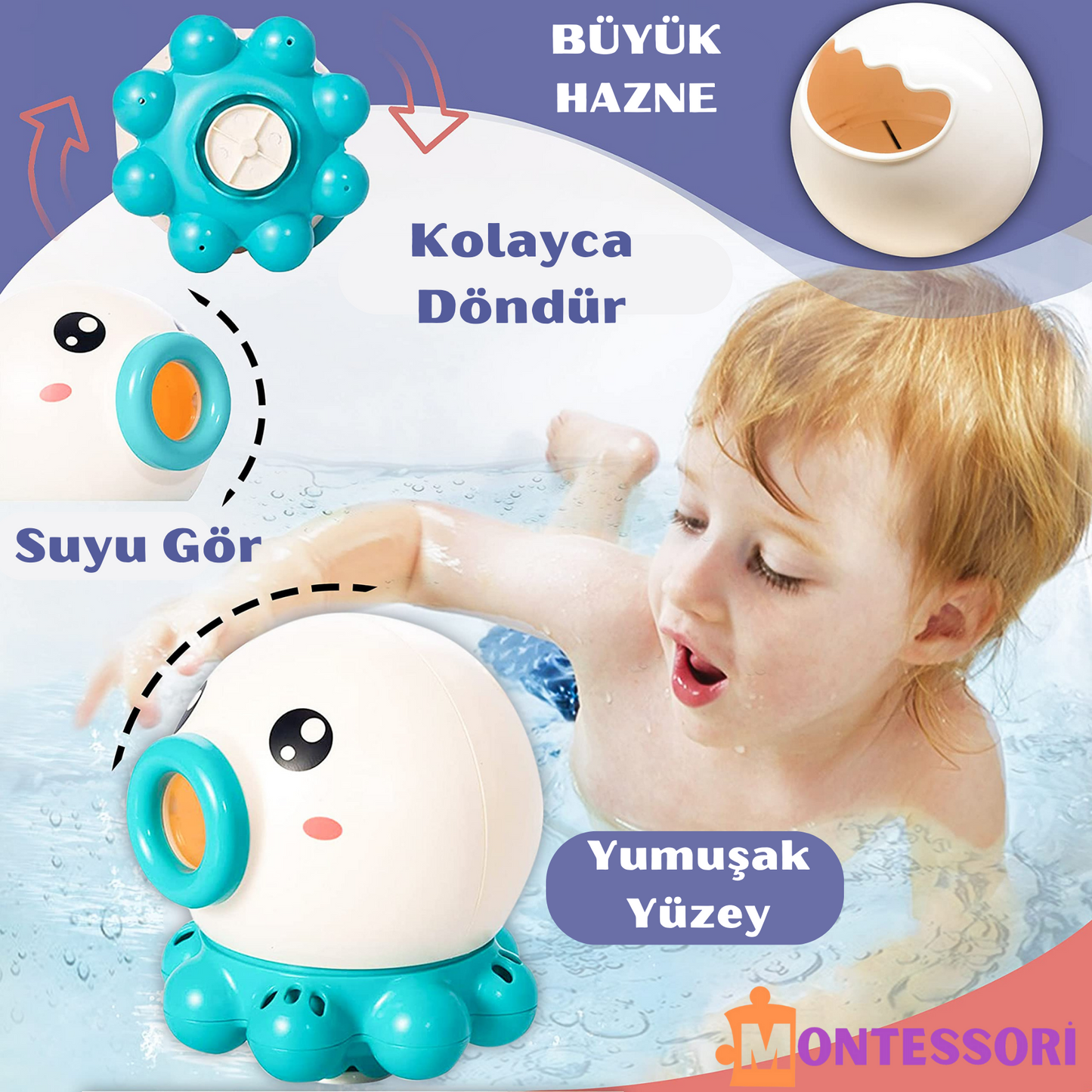 Ahtapot Banyo Çeşmesi