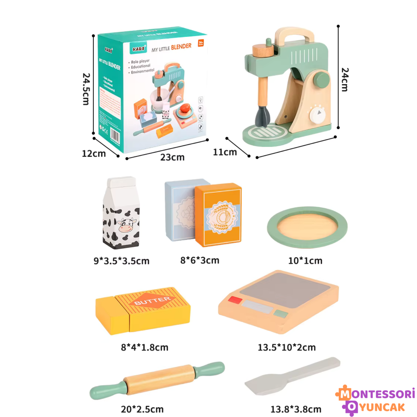 Ahşap Blender Seti
