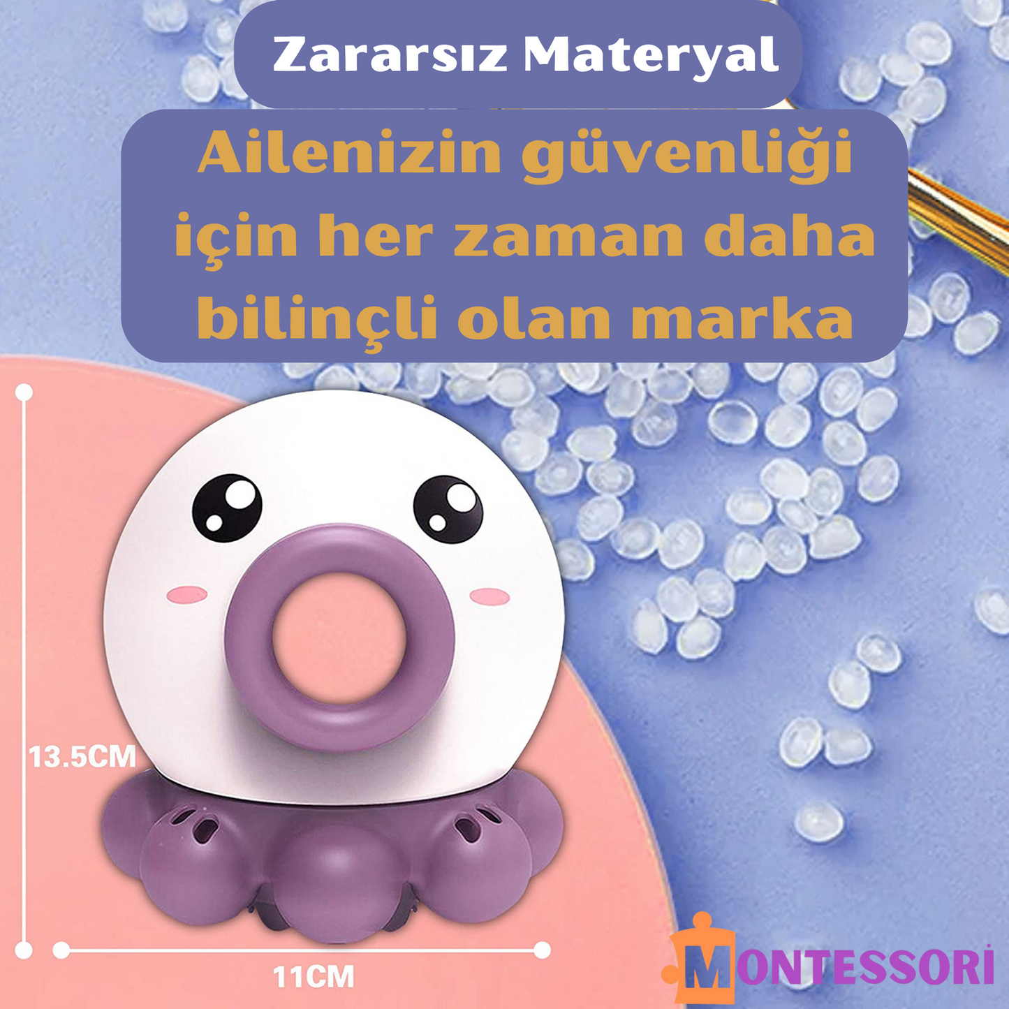 Ahtapot Banyo Çeşmesi Montessori