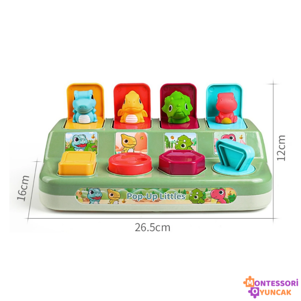 Saklambaç Dinazor Oyunu - Montessori