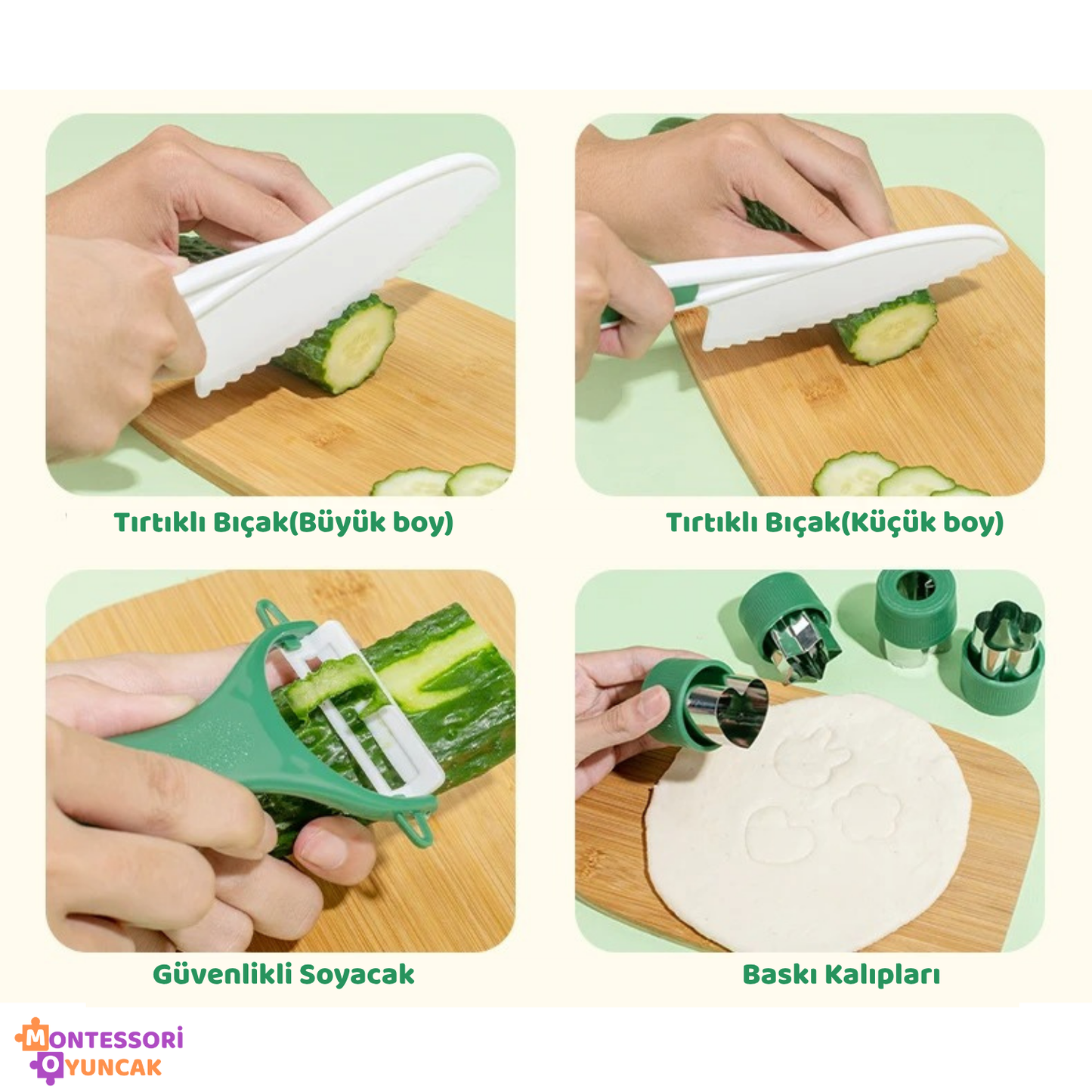 Montessori Ahşap Mutfak Seti - Montessori