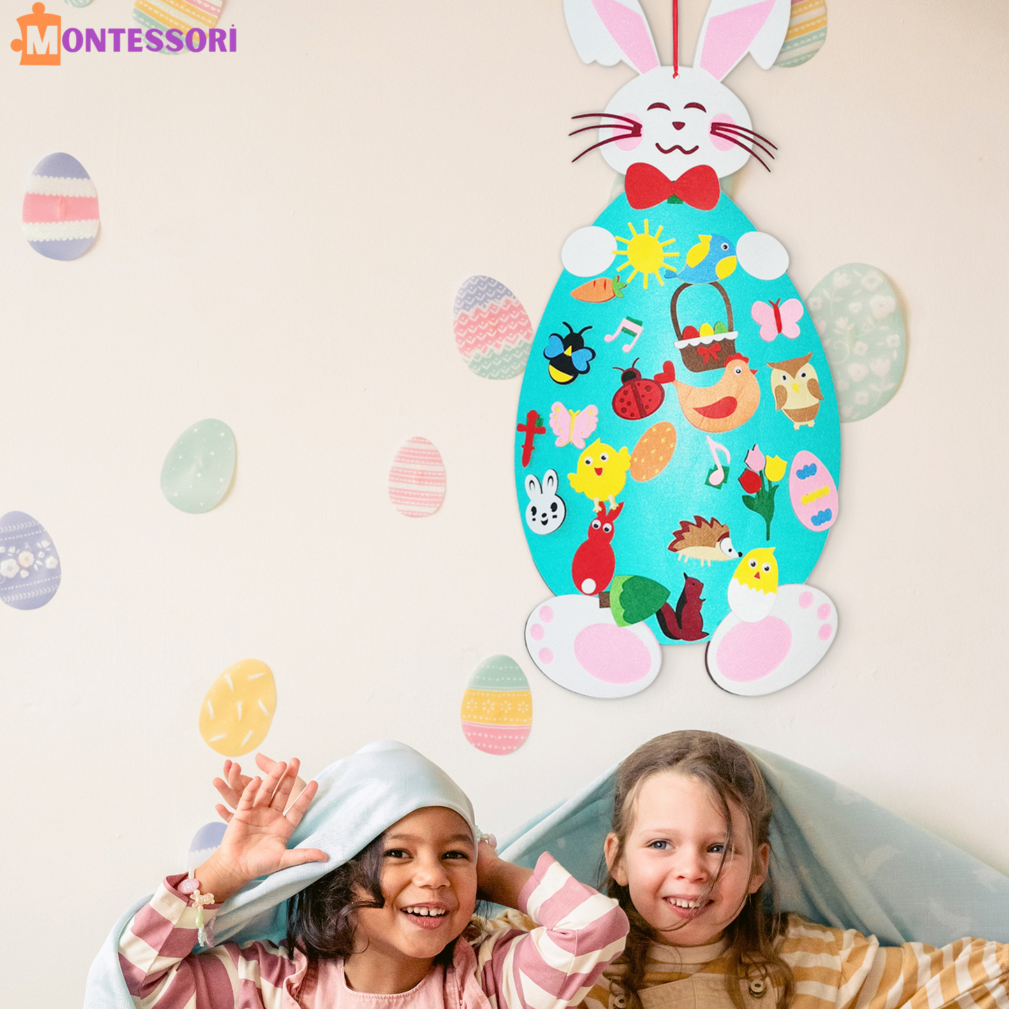 Montessori Sevimli Keçe Tavşanı