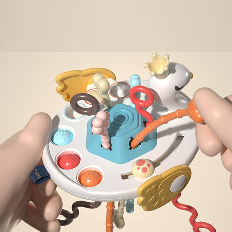 Montessori Prenses Kuğulu Çekme Oyuncak Montessori