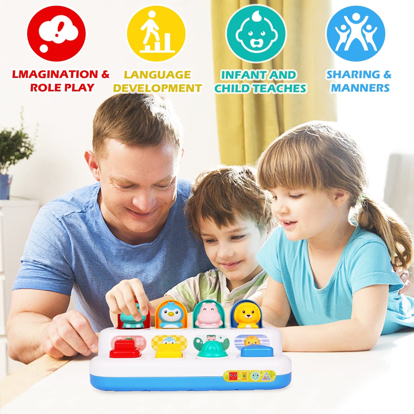 Montessori Hayvanlı Saklambaç Oyuncak