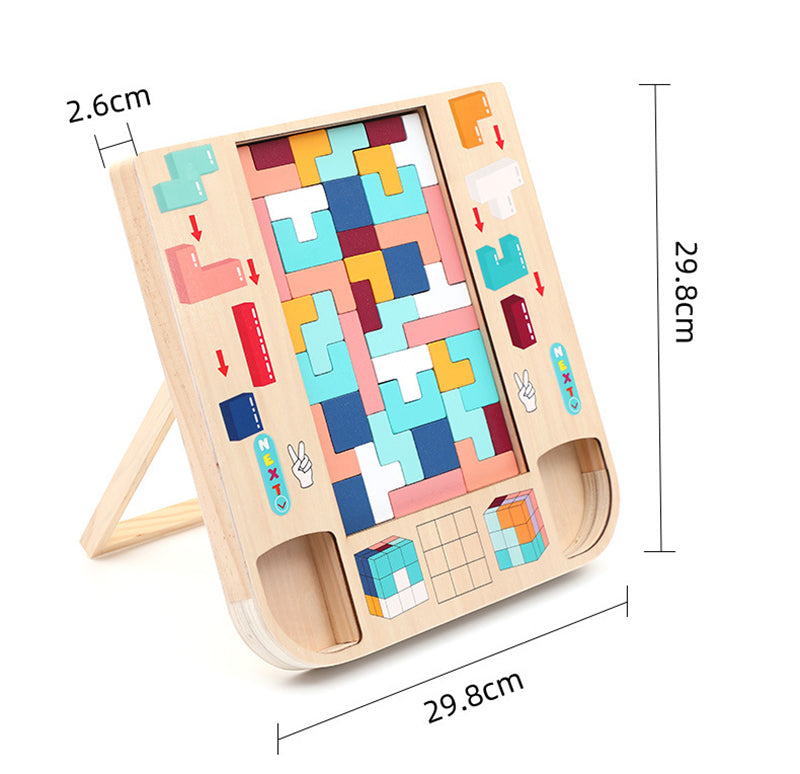 Montessori Ahşap Tetris Oyunu