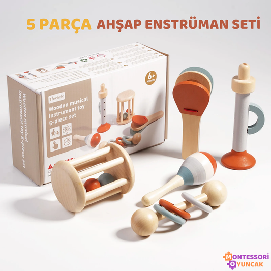 Ahşap Enstrüman Seti-5 Parça