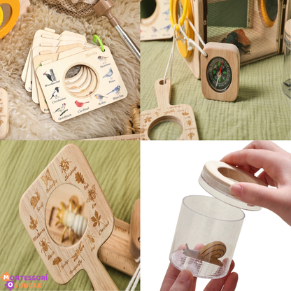 Montessori Böcek İnceleme Seti