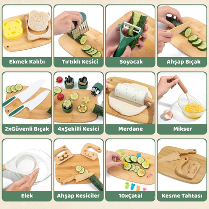 Montessori Ahşap Mutfak Seti - Montessori