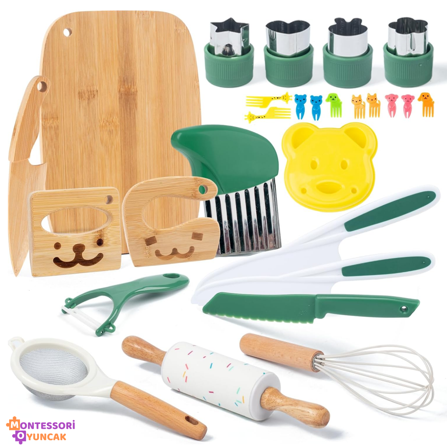 Montessori Ahşap Mutfak Seti - Montessori