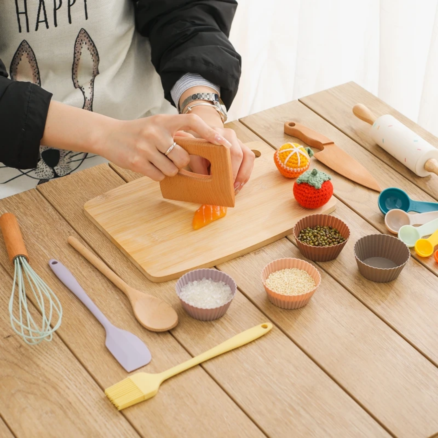 Montessori Tavşan Temalı Mutfak Seti - Montessori
