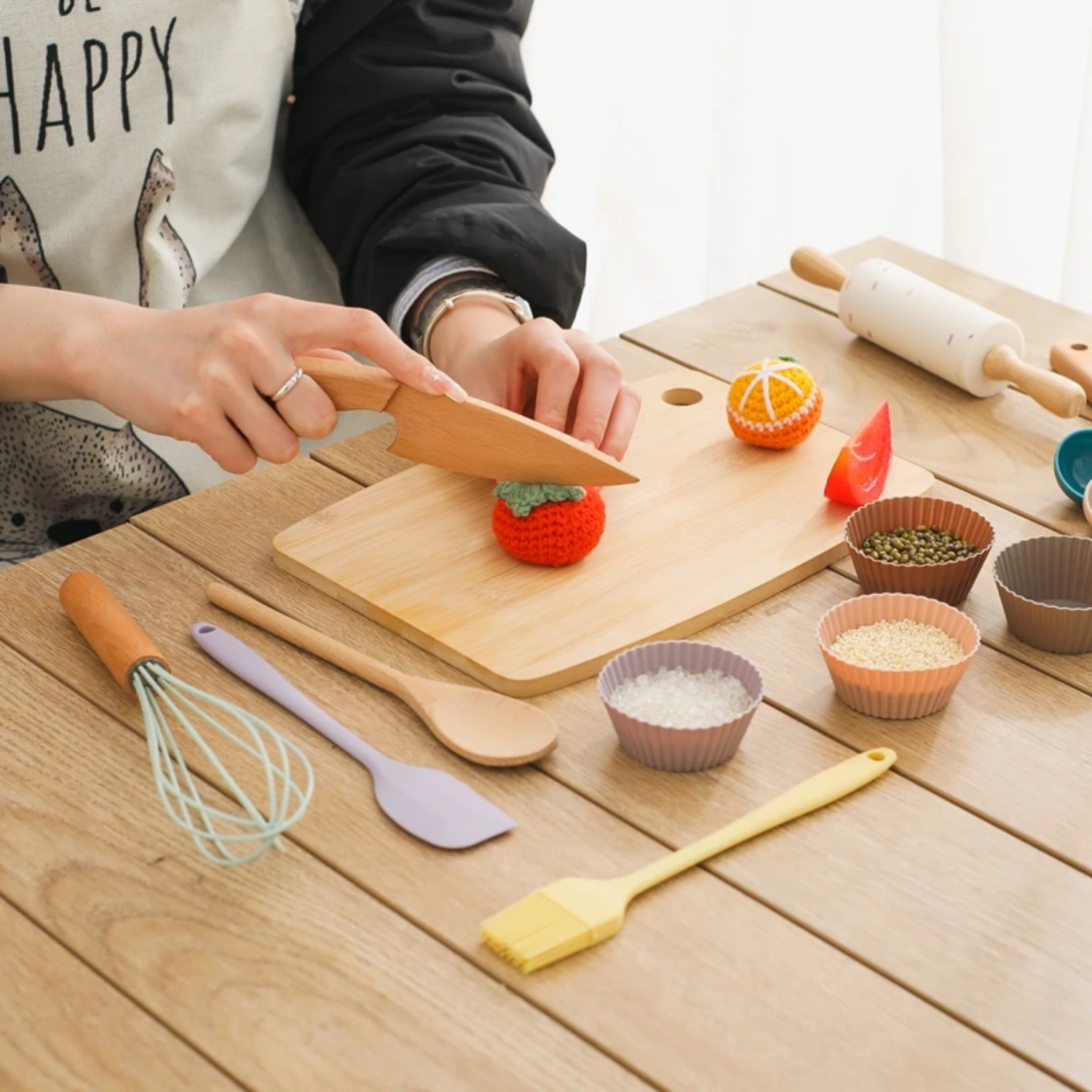 Montessori Tavşan Temalı Mutfak Seti - Montessori