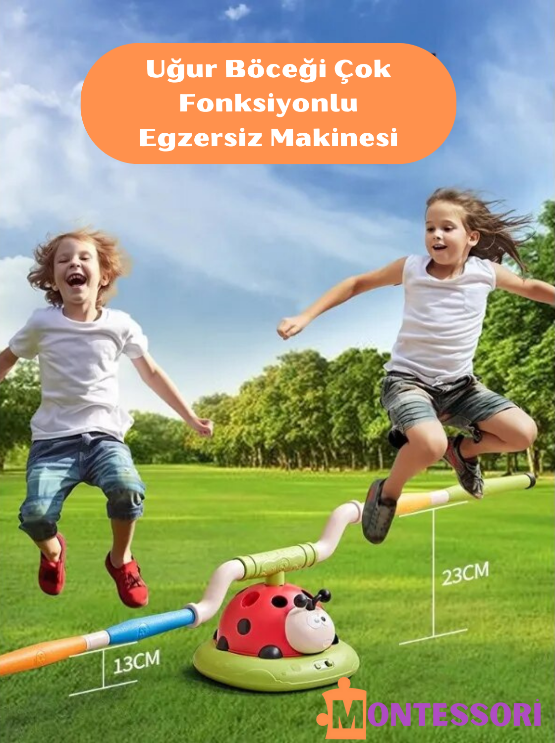 Uğur Böceği Çok Fonksiyonlu Egzersiz Makinesi - Montessori