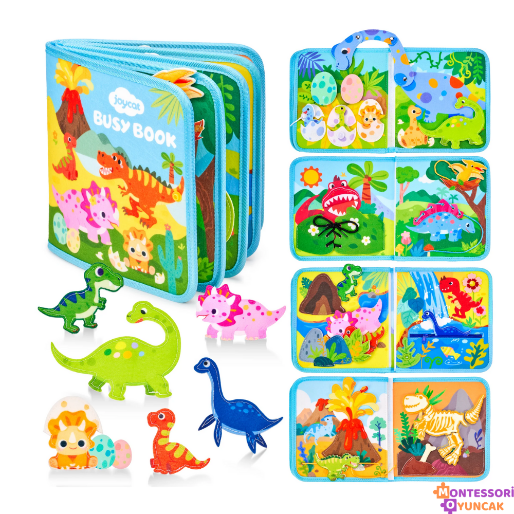 Eğitici Dinozor Kitabı - Montessori