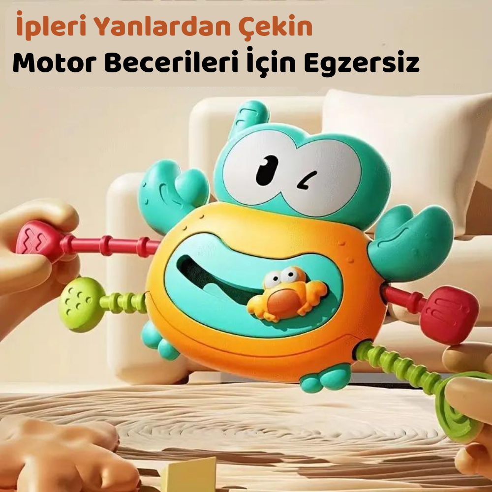 Montessori Silikon Yengeç Çekme