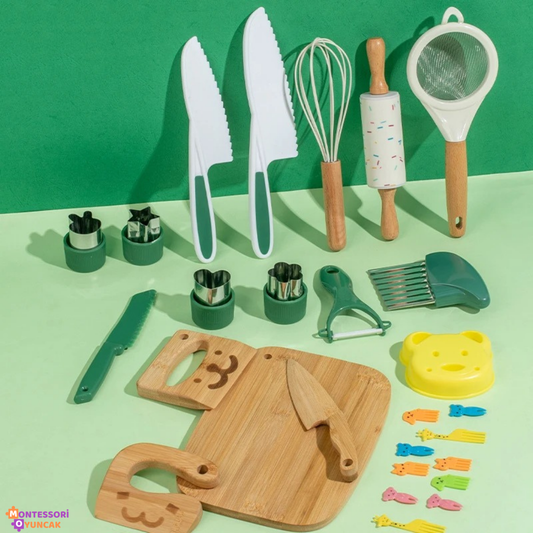 Montessori Ahşap Mutfak Seti - Montessori