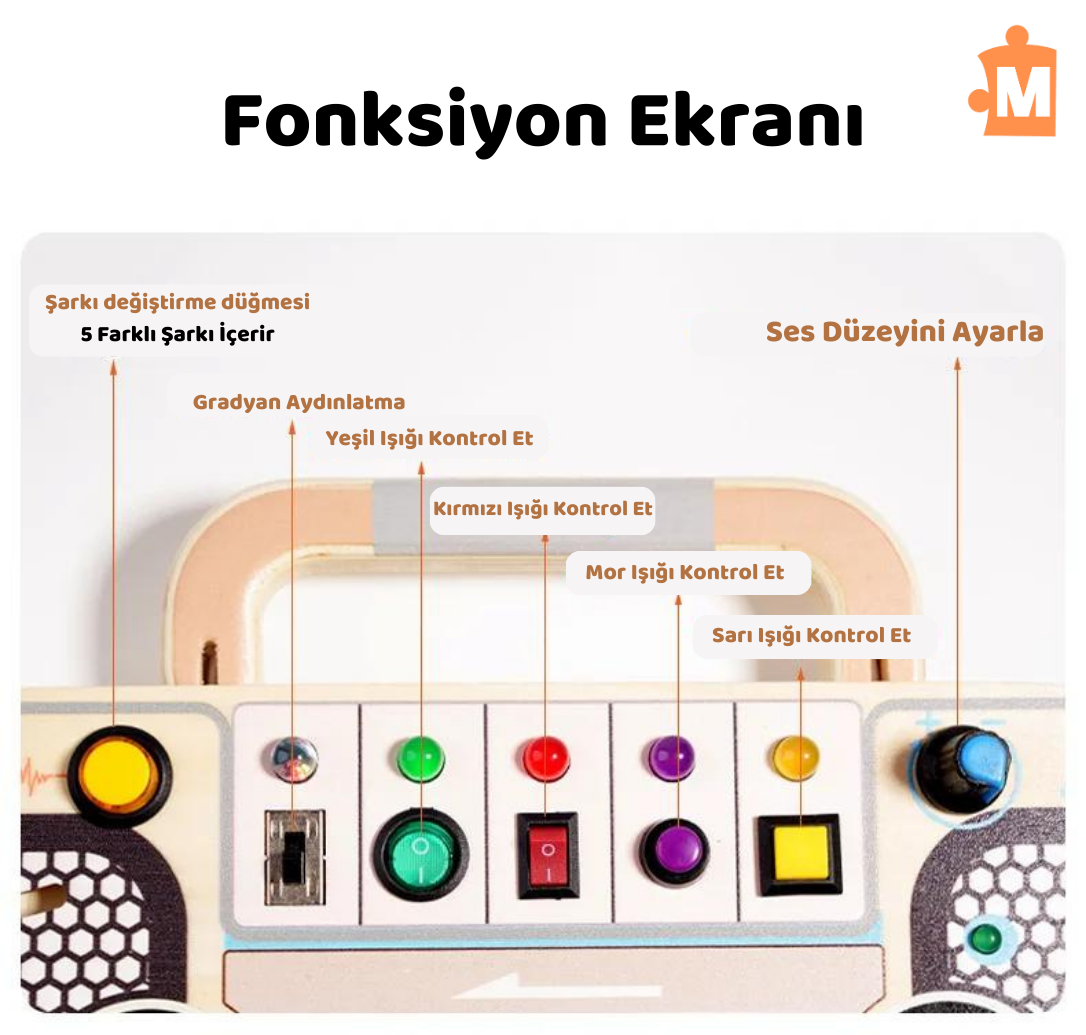 Montessori Eğitici Müzik Kutusu