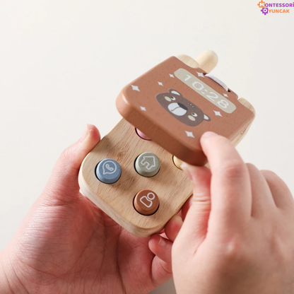 İlk Montessori  Ahşap Telefonum