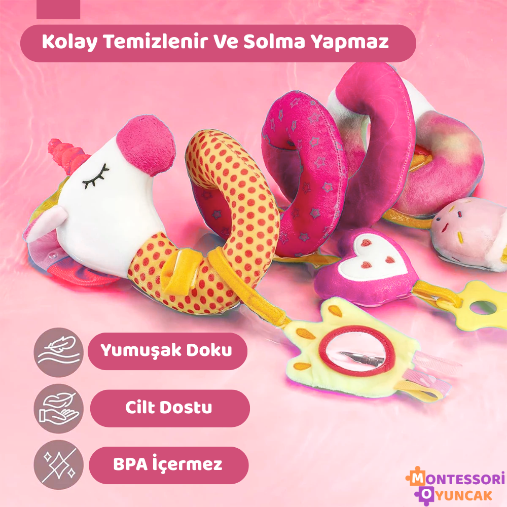 Unicorn Araba Koltuğu Oyuncağı