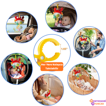 Sevimli Yengeç Seyehat Oyuncağı