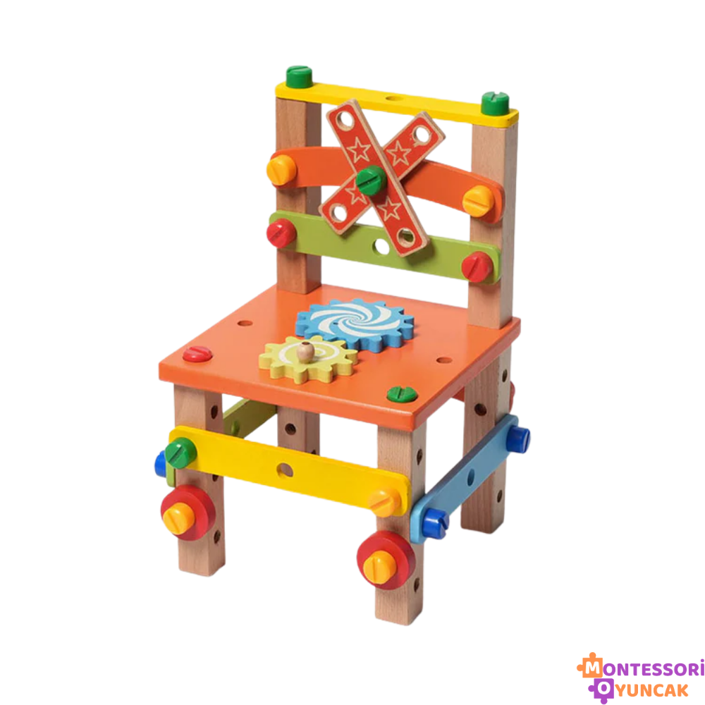 Montessori Kendin Yap Eğlence Sandalyesi