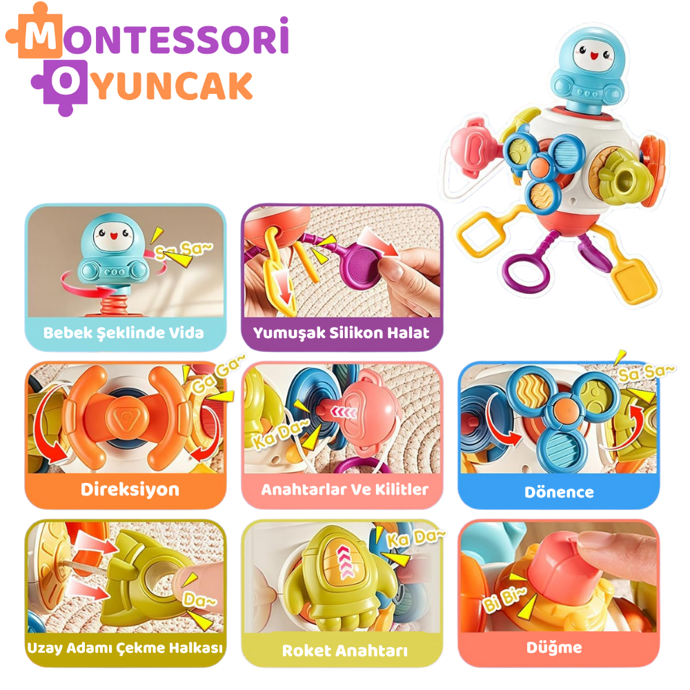 Montessori Çok Fonksiyonlu Oyuncak