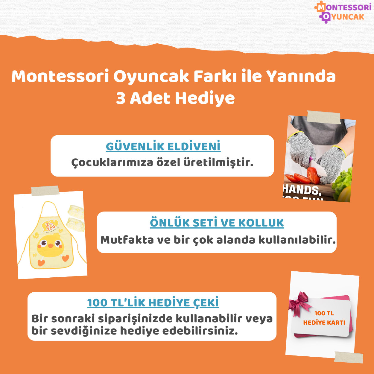 Montessori Mutfak Seti 18 Parça