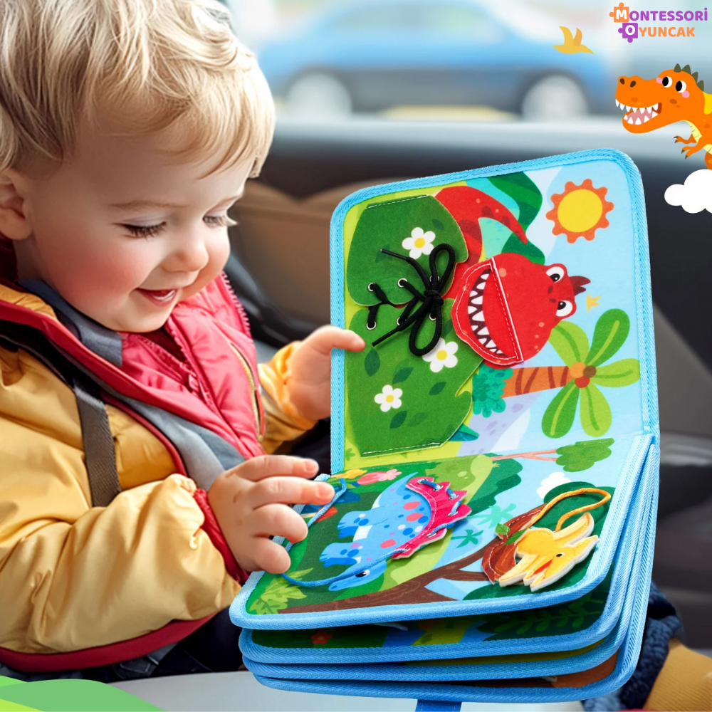 Eğitici Dinozor Kitabı - Montessori