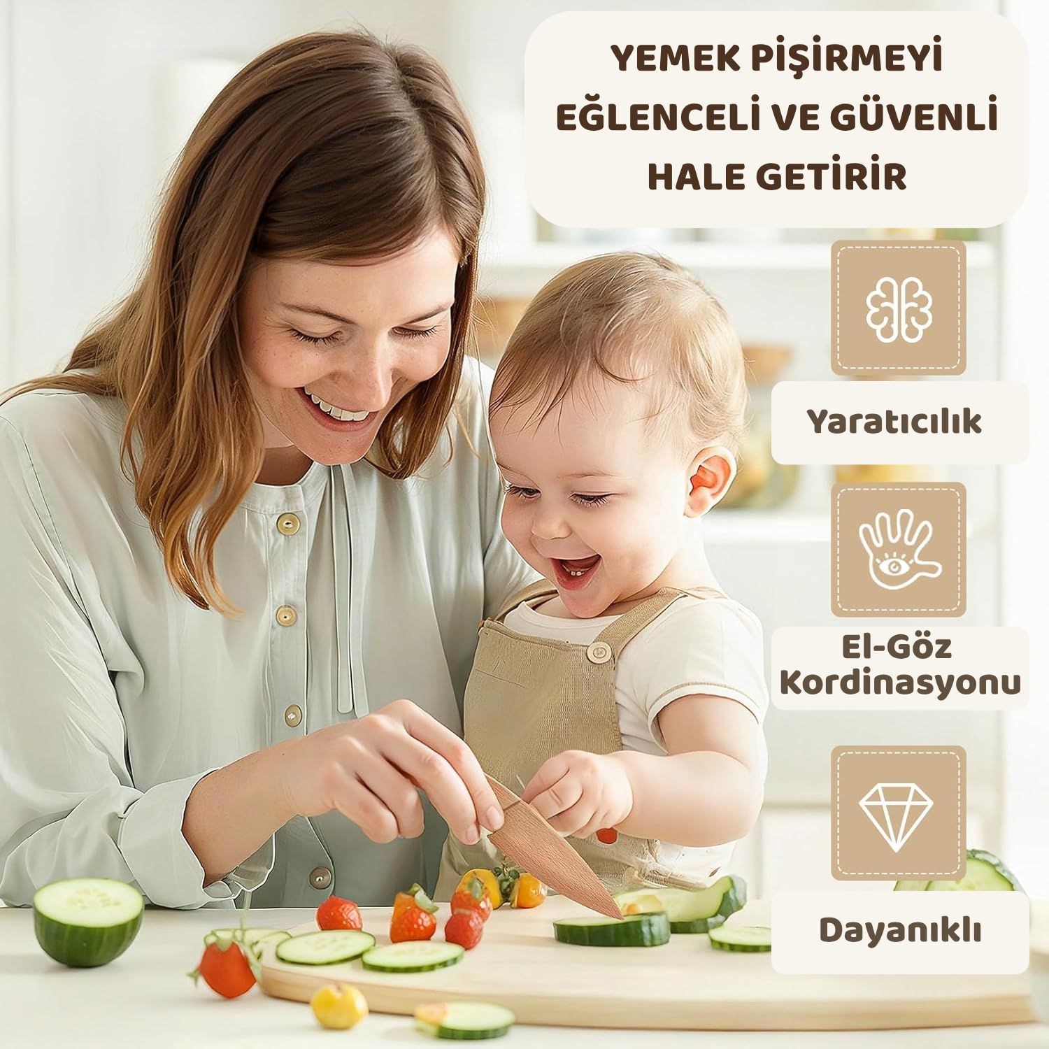 Montessori Tavşan Temalı Mutfak Seti - Montessori