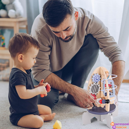 Montessori Ahşap Uzay Oyuncağı