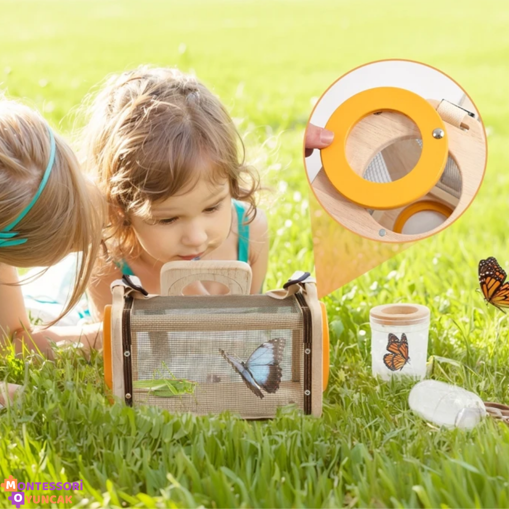 Montessori Böcek İnceleme Seti