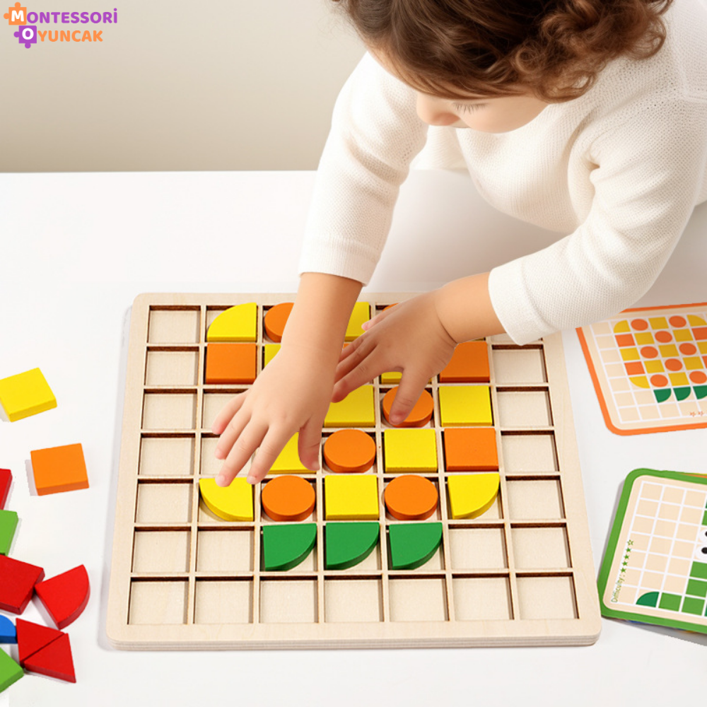 Montessori Ahşap Mozaik