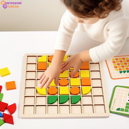 Montessori Ahşap Mozaik