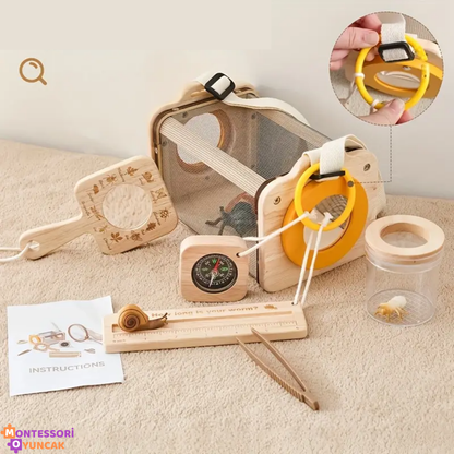 Montessori Böcek İnceleme Seti