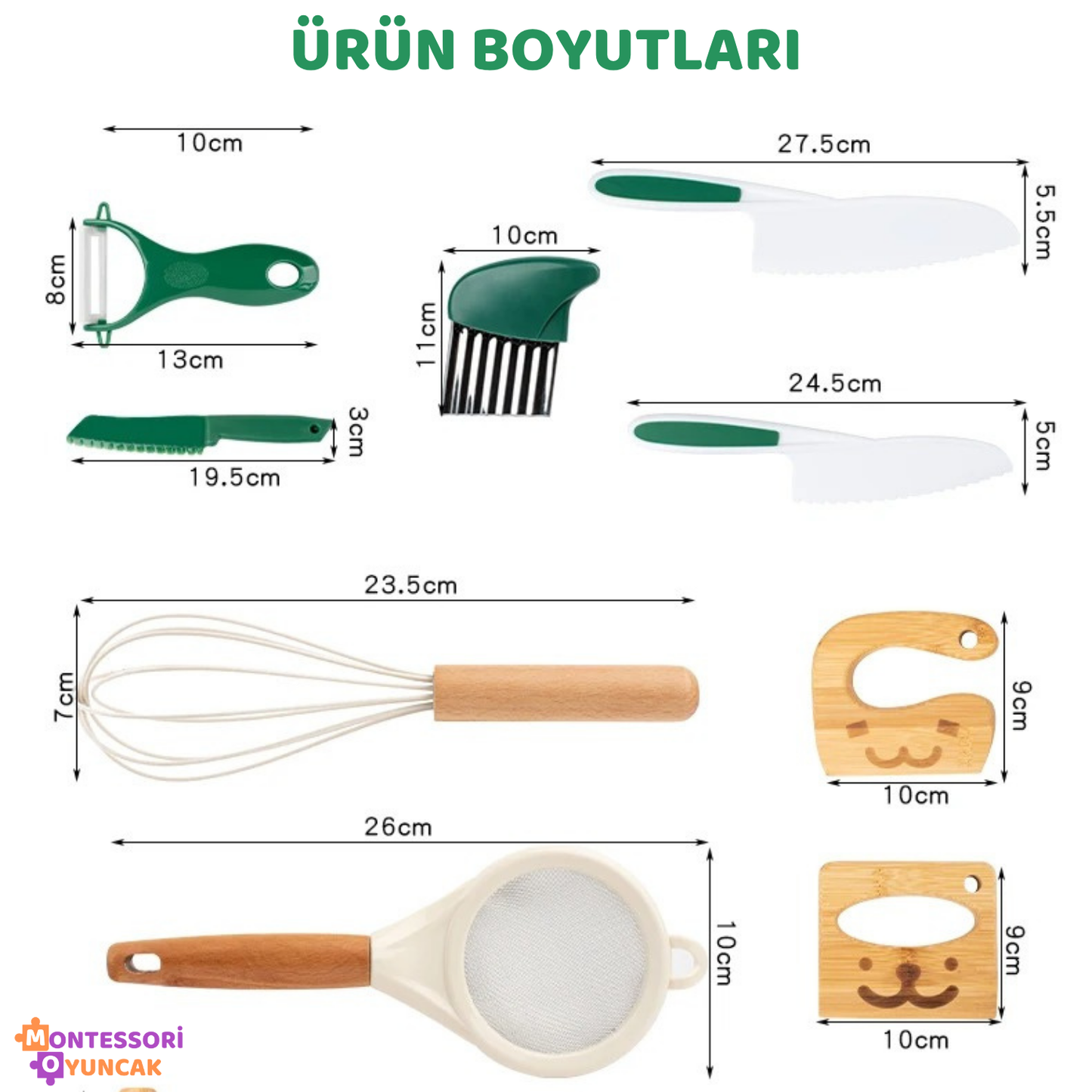 Montessori Ahşap Mutfak Seti - Montessori
