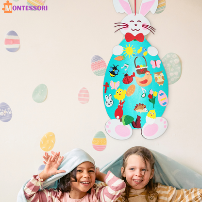 Montessori Sevimli Keçe Tavşanı