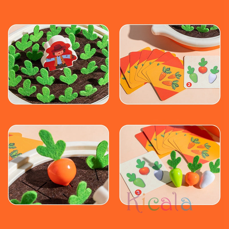 Montessori Havuç Çekme Oyuncağı